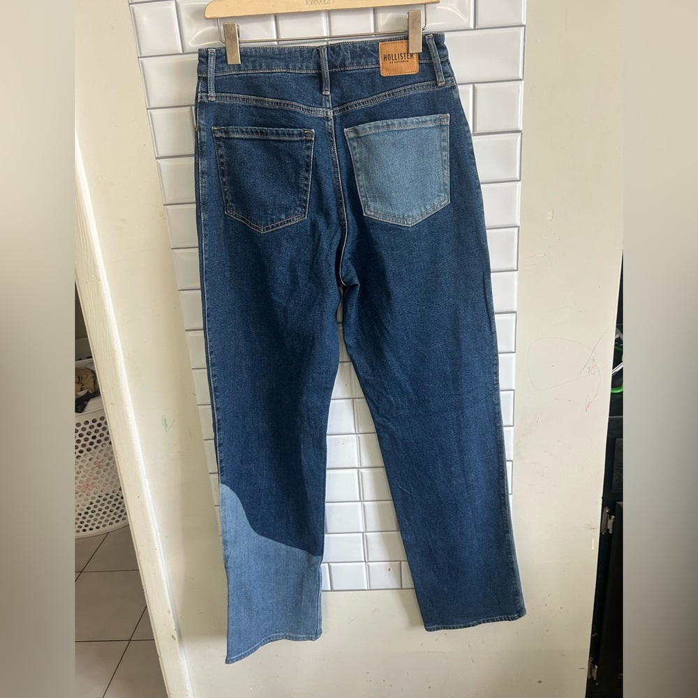 Hollister Two-Tone Blue Jeans size W 29/ L 33 - Picture 3 of 7